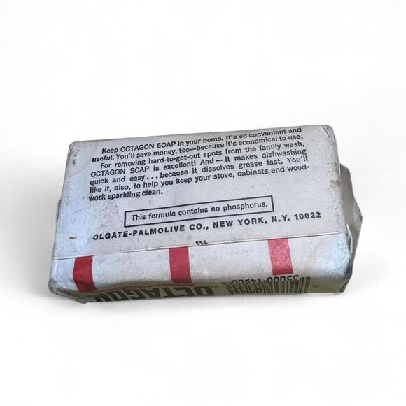VTG Colgate Octagon All-Purpose Soap Bar 7 oz New Sealed Collectible - Picture 6 of 6